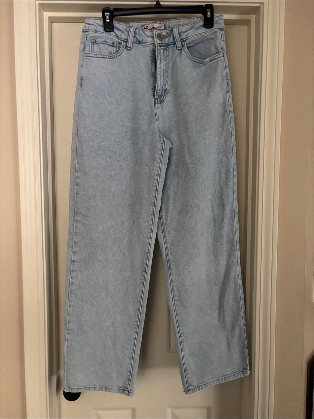 SO High-Rise Light Blue Wide-Leg Women's Jeans 11/30